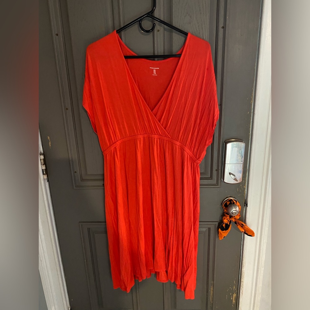 Red/Orange Casual Dress